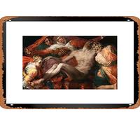 Poster in metallo retrò Pieta di Rosso Fiorentino Realismo Opera d'arte romantica Michelangelo stampe disegni biblici ritratto pittura artistica da parete poster rinascimentale su tela arte artistica