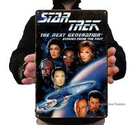 Poster in metallo Star Trek The Next Generation Movie - Insegna in latta - Di...