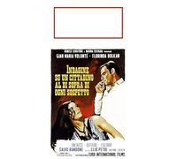 Poster Indagine su un cittadino al di sopra di ogni sospetto - Locandina Vintage 33x70 cm | Gian Maria Volonté | Elio Petri | Stampa Artistica su Carta Patinata - SACWEBPHOTO