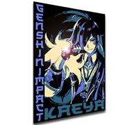 Poster Japanese Style - Genshin Impact - Kaeya