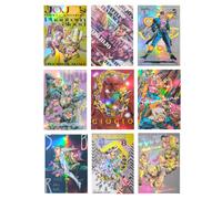 Poster JoJo's Bizarre Adventure Aurora SET COMPLETO parte 1-9 JOJO WORLD B3 N...
