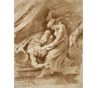 Poster Judith Deheading Holofernes arte biblica da parete -...