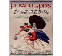 Poster La Baule Les Pins - Arte da parete sul mare francese -...