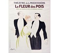 Poster La Fleur des Pois - Arte da parete del teatro francese -...