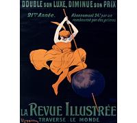 Poster La Revue Illustrée - Elegante arte da parete francese -...