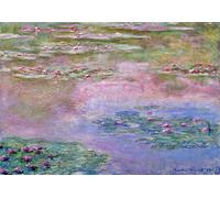 Poster laghetto ninfee pastello colore morbido arte da parete -...