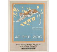 Poster leopardato sotterraneo allo zoo di Londra Wall Art -...