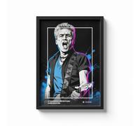Poster LIGABUE Personalizzato Stampa A4 A3 A2 con Testo e Spotify Code