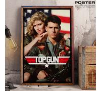 POSTER locandina Top Gun MAVERICK Cult Movie Film Tom Cruise Aereo Fight USA ART
