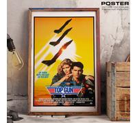 POSTER locandina Top Gun MAVERICK Cult Movie Film Tom Cruise Aereo Fight USA ART