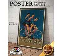 POSTER Locandina Vintage ATALA bicicletta bici Monza ciclista ruote divisa TOP