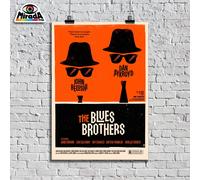 POSTER LOCANDINA VINTAGE FILM THE BLUES BROTHERS MOVIE CINEMA QUALITY GRAPHICS