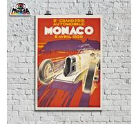 POSTER LOCANDINA vintage Monaco Grand Prix 5 avril 1930 Automobile TOP QUALITY