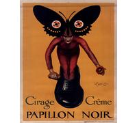 Poster lucidante per scarpe Papillon Noir - Old French Wall Art -...