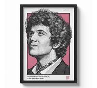 Poster LUCIO BATTISTI con QR Code Canzone Personalizzata Stampa Artistica 30x40