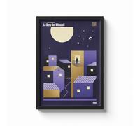 Poster LUCIO DALLA - LA SERA DEI MIRACOLI - Quadro Musica Italiana Decor Home