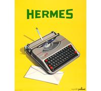 Poster macchina da scrivere Hermes Baby Paillard Office Wall Art -...