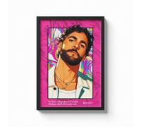Poster MARCO MENGONI Personalizzato - Stampa A4 A3 A2 - Testo e Qr Code