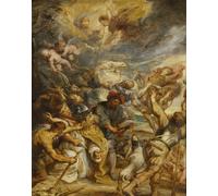 Poster Martirio di un Santo - Retro Religious Wall Art - 12X16/16X20/18X24/24X36