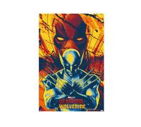 Poster Marvel Deadpool E Wolverine Pose Gigante 61x91,5 Cm | 24x36 In Nuovo