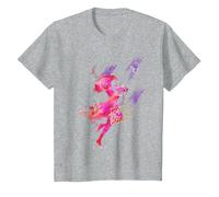 Poster Marvel Scarlet Witch Silhouette Watercolor Maglietta, Bambini, Grigio Melange, 6 Anni