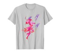 Poster Marvel Scarlet Witch Silhouette Watercolor Maglietta, Uomo, Argento, XXL