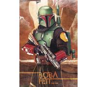 Poster Maxi Di Star Wars 61X91,5 Cm | 24X36 Pollici Nuovo Sigillato Boba Fett