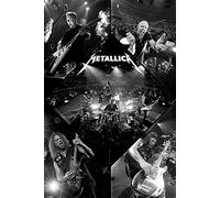 Poster Metallica Live - Poster grande dimensioni (61 cm x 91,5 cm) + Original tesa potenza strisce (, 1 confezione/20 pezzi)
