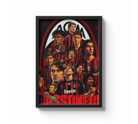 Poster Milan Calcio Quadro Arredo Casa Decor Home Interior Design Stampa A3