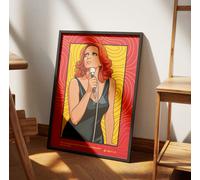 Poster MINA Personalizzato - Stampa A4 A3 A2 con Testo e Spotify Code