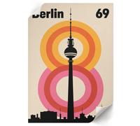 Poster Moderni 29,7x42 cm | Formato A3 | Berlino retrò