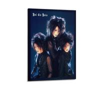 Poster Moi Dix Mois, stampa artistica da parete su tela, con autografo, motivo: Rapper Musica, per aule e camere da letto, 30 x 45 cm, con cornice