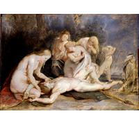 Poster Morte di Adone - Arte da parete mitologica di Rubens -...