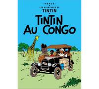 Poster Moulinsart Album di Tintin: Tintin in Congo 22010 (50x70 cm)