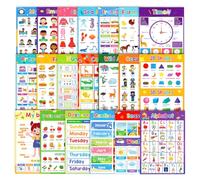 Poster multilingue con design interattivo e carta per poster educativi per le scuole