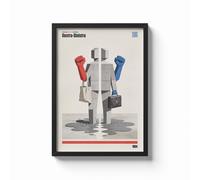 Poster Musicale "Destra-sinistra" di Giorgio Gaber con QR Code Arte Moderna