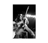 Poster musicale di Eddie Van Halen su tela, decorazione per camera da letto, sport, ufficio, camera da letto, regalo, senza cornice, 30 x 45 cm