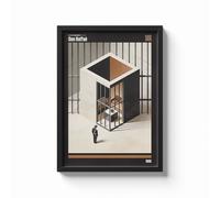 Poster Musicale "Don Raffaè" di Fabrizio De Andrè con QR Code Arte Moderna