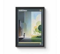 Poster Musicale "I giardini di marzo" di Lucio Battisti con QR Code Arte Moderna