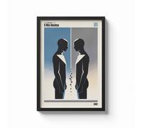 Poster Musicale "Il mio nemico" di Daniele Silvestri con QR Code Arte Moderna