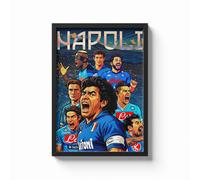 Poster Napoli Leggende Quadro Arredo Casa Decor Home Interior Design Stampa A3