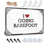 Poster "New Patio Humorous Essentials I Love Going Barefoot - Facile da appendere Art" (20 x 30 cm)