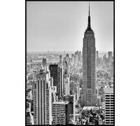 Poster New York City Empire State Building, 50 x 70 cm, da incorniciare, moderna decorazione da parete per soggiorno, camera da letto e ufficio