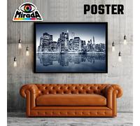 POSTER NEW YORK NY GRANDE MELA LIGHT SKILINE NIGHT ARREDAMENTO CASA TOP QUALITY