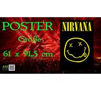 Poster - Nirvana - Smiley - 16 - Nuovo / Conf. Orig.