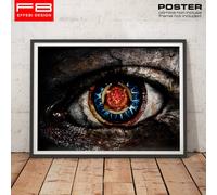 POSTER Occhio di Horus l'Inferno Che Ti Vede Profezia Egizia Egiziano Modern ART