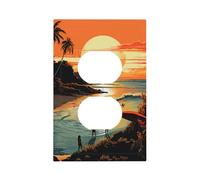 Poster originale per Endless Summer Placca da parete Copertura per piastra interruttore 1-Gang Duplex Outlet Cover Presa elettrica Piastra a parete Copertura interruttore luce per cucina Camera da