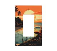 Poster originale per Endless Summer Placca da parete Copertura per piastra interruttore 1-Gang Duplex Outlet Cover Presa elettrica Piastra a parete Copertura interruttore luce per cucina Camera da