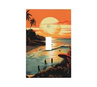 Poster originale per Endless Summer Placca da parete Copertura per piastra interruttore 1-Gang Duplex Outlet Cover Presa elettrica Piastra a parete Copertura interruttore luce per cucina Camera da