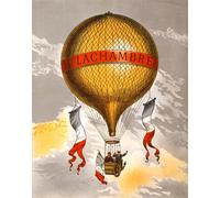 Poster palloncino H. Lachambre - arte murale dell'aviazione francese -...